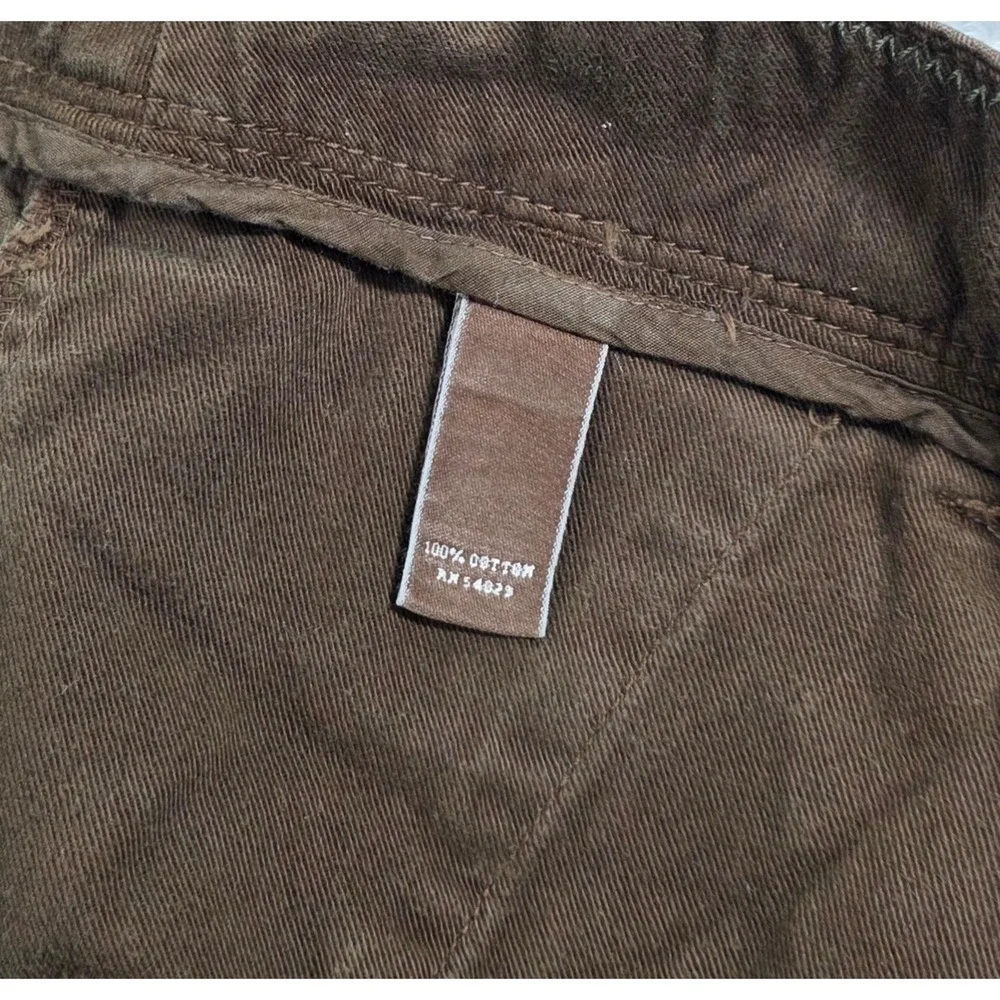 Banana Republic Garment Dye Relaxed Fit Cargo Shorts Brown 32 Mens Utility
